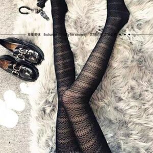 2/$20 Brand New Black Stocking Tights Socks #3